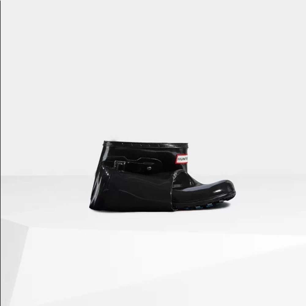 HUNTER OriginalTour Foldable Gloss Tall Rain Boots - Picture 3 of 7